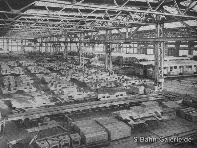 Montage der Stadtbahnwagen - Sammlung Olaf Hoell Montage der Stadtbahnwagen - Sammlung Olaf Hoell