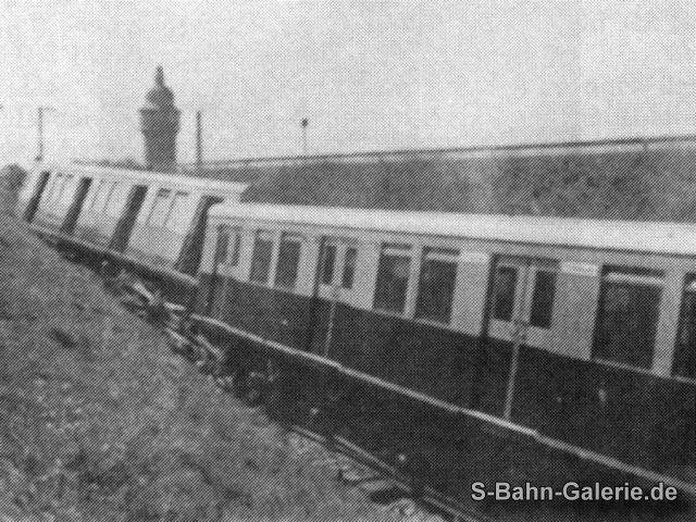 Unfall der Baureihe ET 165 im Juni 1928