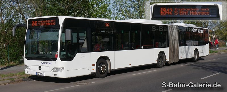 Schienenersatzverkehr für die Ringbahnlinien S41 / S42 Schienenersatzverkehr für die Ringbahnlinien S41 / S42