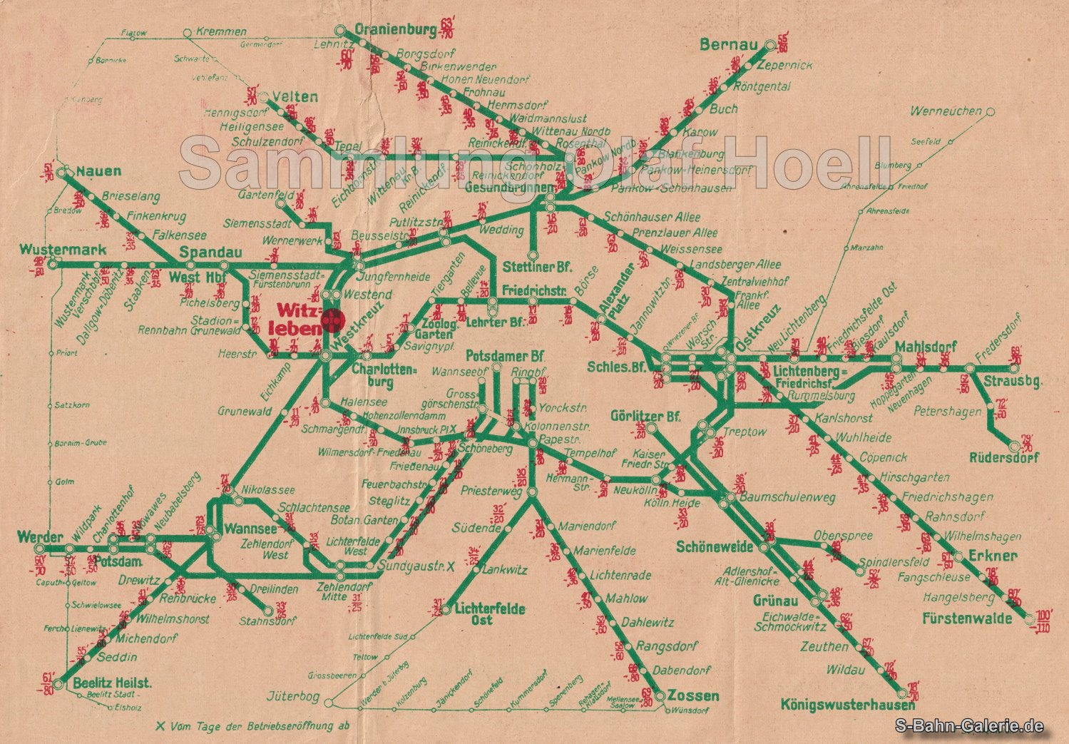 Netzplan der S-Bahn Berlin von 1933 - S-Bahn-Galerie.de Netzplan der S-Bahn Berlin von 1933 - S-Bahn-Galerie.de