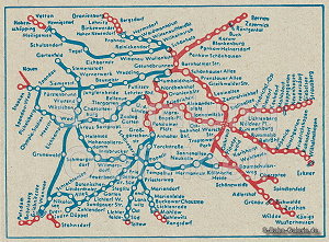 Netzplan der Berliner S-Bahn