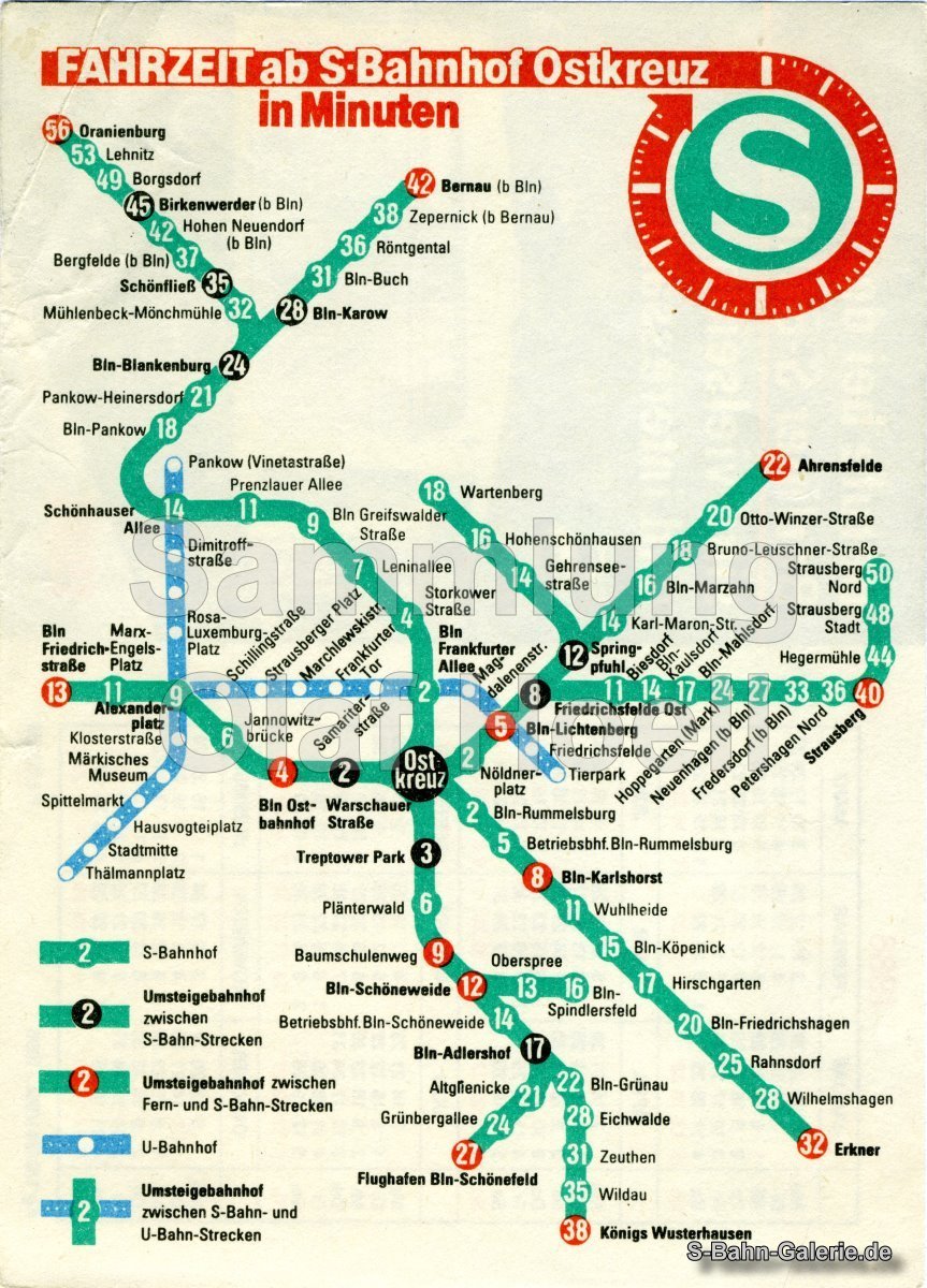 Netzplan der S- und U-Bahn Berlin - von 1985 - S-Bahn-Galerie.de Netzplan der S- und U-Bahn Berlin - von 1985 - S-Bahn-Galerie.de