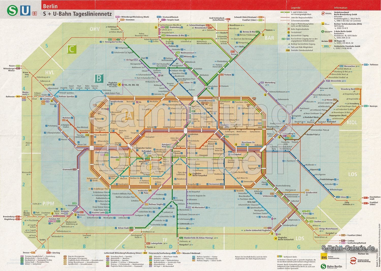 Netzplan der S-Bahn Berlin vom 25.02.2005 - S-Bahn-Galerie.de Netzplan der S-Bahn Berlin vom 25.02.2005 - S-Bahn-Galerie.de