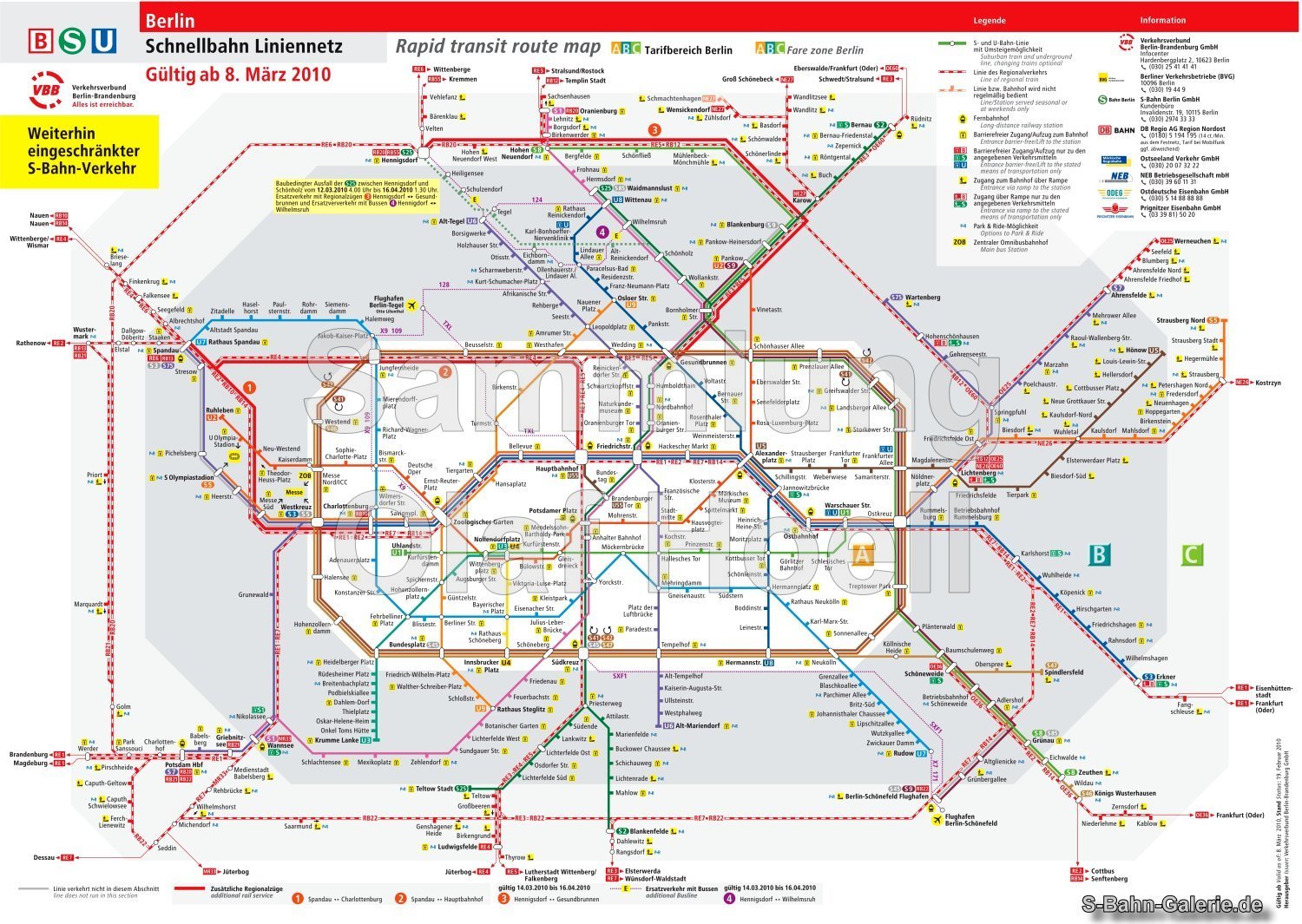 Netzplan der S-Bahn Berlin vom 08.03.2010 - S-Bahn-Galerie.de Netzplan der S-Bahn Berlin vom 08.03.2010 - S-Bahn-Galerie.de
