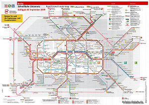 Netzplan der Berliner S-Bahn