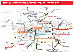Netzplan der Berliner S-Bahn