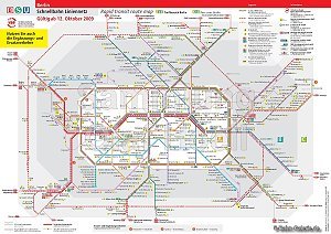 Netzplan der Berliner S-Bahn