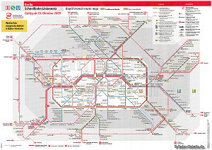Netzplan der Berliner S-Bahn
