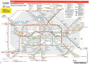 Netzplan der Berliner S-Bahn