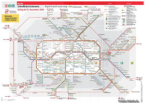 Netzplan der Berliner S-Bahn