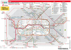 Netzplan der Berliner S-Bahn
