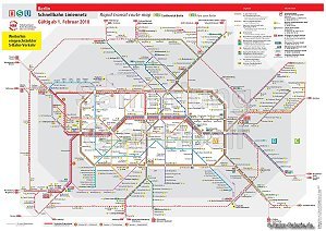 Netzplan der Berliner S-Bahn