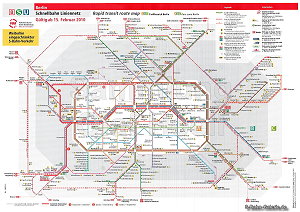 Netzplan der Berliner S-Bahn