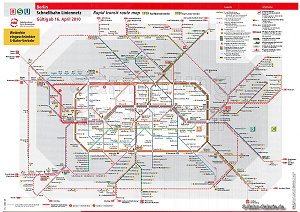 Netzplan der Berliner S-Bahn