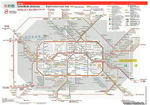 Netzplan der Berliner S-Bahn