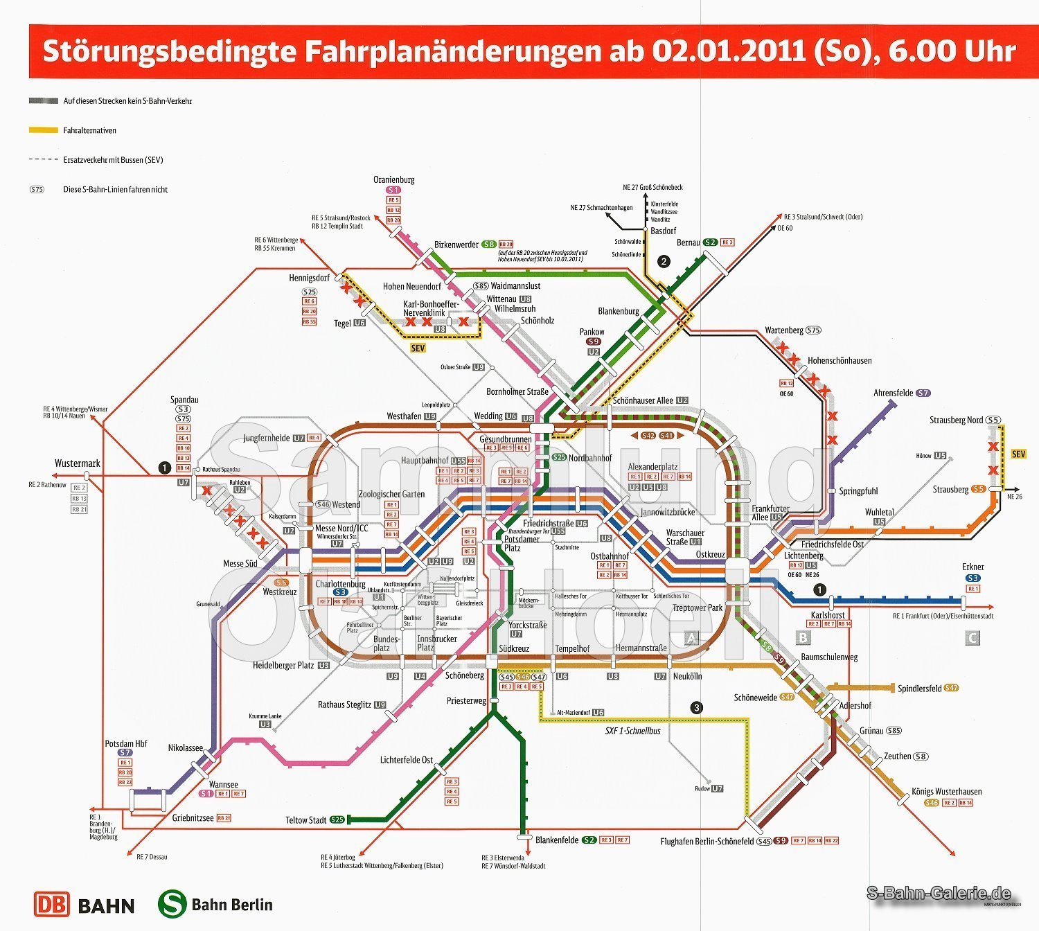Netzplan der S-Bahn Berlin vom 02.01.2011 - S-Bahn-Galerie.de Netzplan der S-Bahn Berlin vom 02.01.2011 - S-Bahn-Galerie.de
