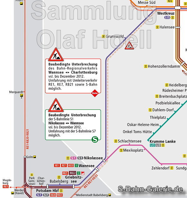 Netzplan der S-Bahn Berlin vom 03.06.2013 Netzplan der S-Bahn Berlin vom 03.06.2013