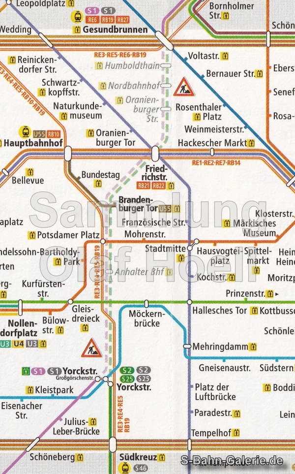 Netzplan der S-Bahn Berlin vom 16.01.2015 Netzplan der S-Bahn Berlin vom 16.01.2015