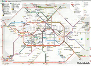 Netzplan der Berliner S-Bahn