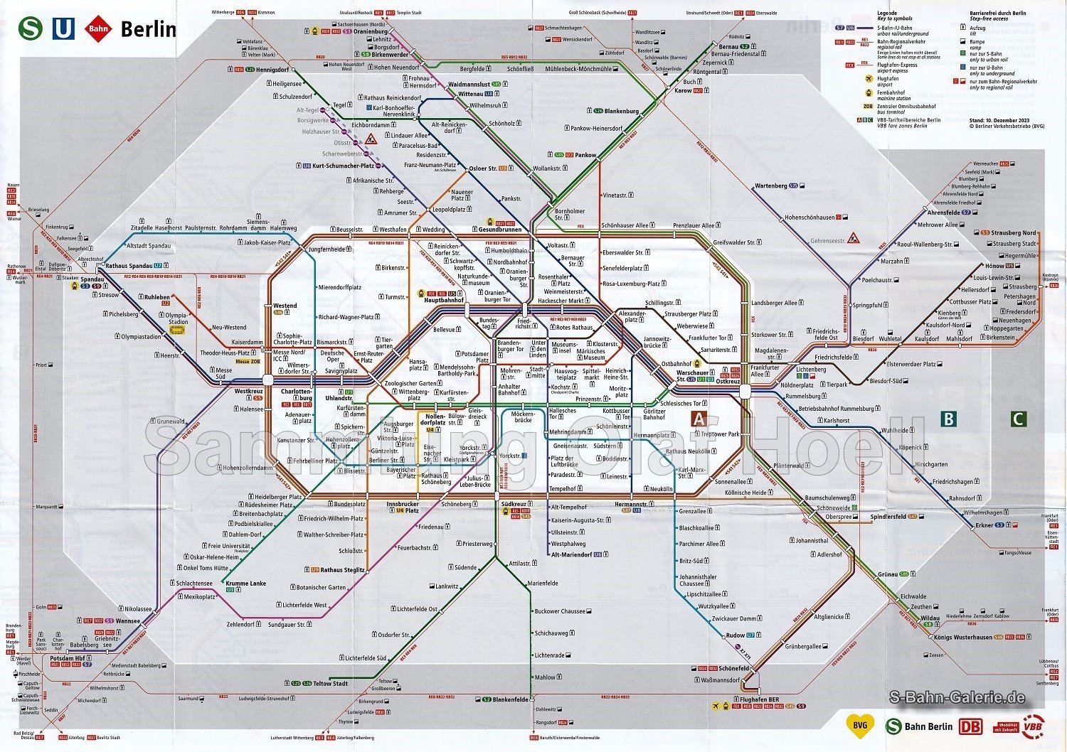 Netzplan der S-Bahn Berlin vom 10.12.2023 - S-Bahn-Galerie.de Netzplan der S-Bahn Berlin vom 10.12.2023 - S-Bahn-Galerie.de