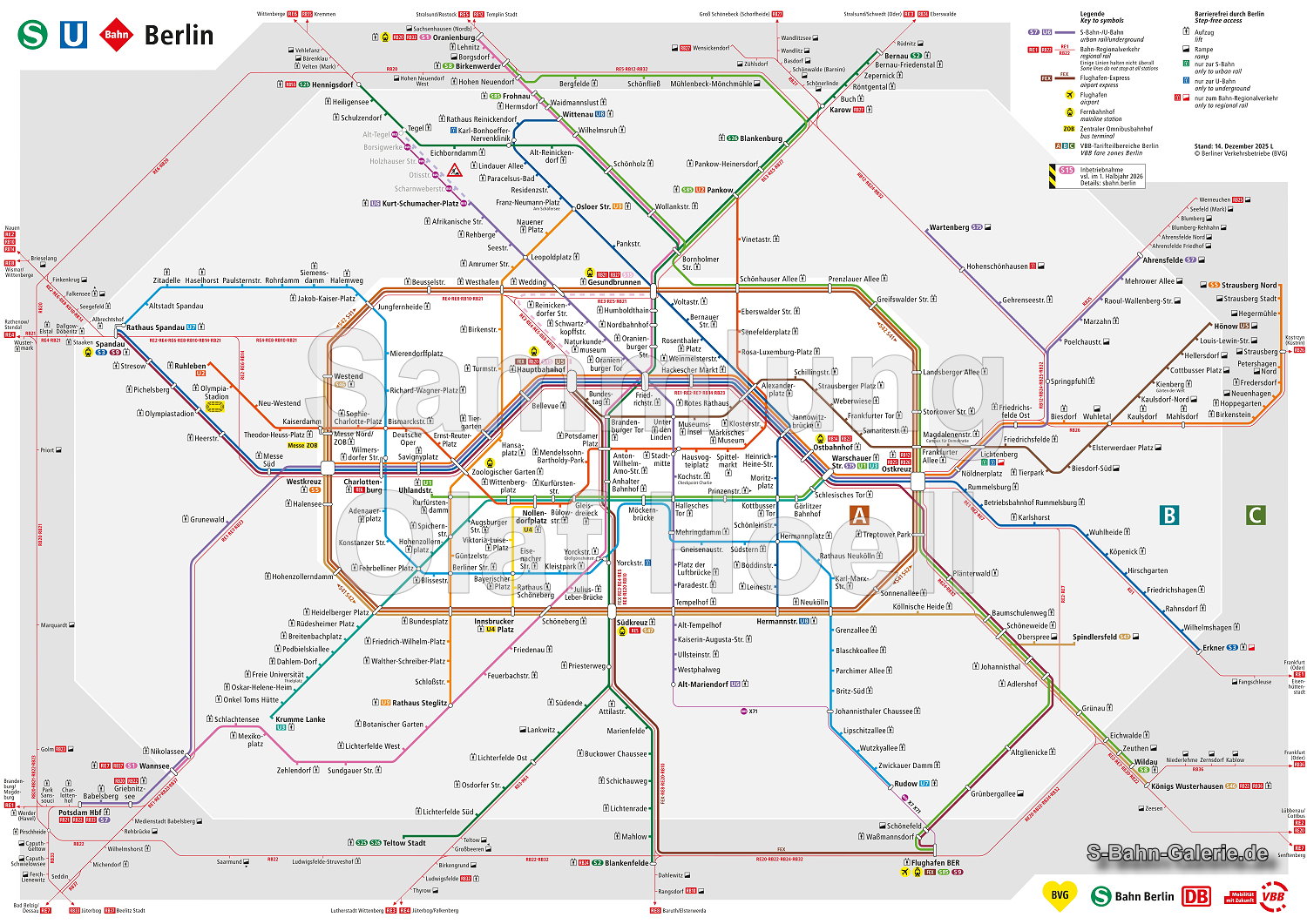 Netzplan der S-Bahn Berlin vom 14.12.2025 - S-Bahn-Galerie.de Netzplan der S-Bahn Berlin vom 14.12.2025 - S-Bahn-Galerie.de